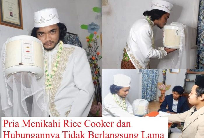 Pria Menikahi Rice Cooker dan Hubungannya Tidak Berlangsung Lama